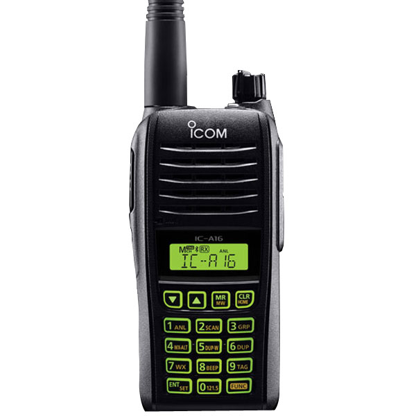Receptor de radio de banda aérea VHF Grabador de radio portátil de