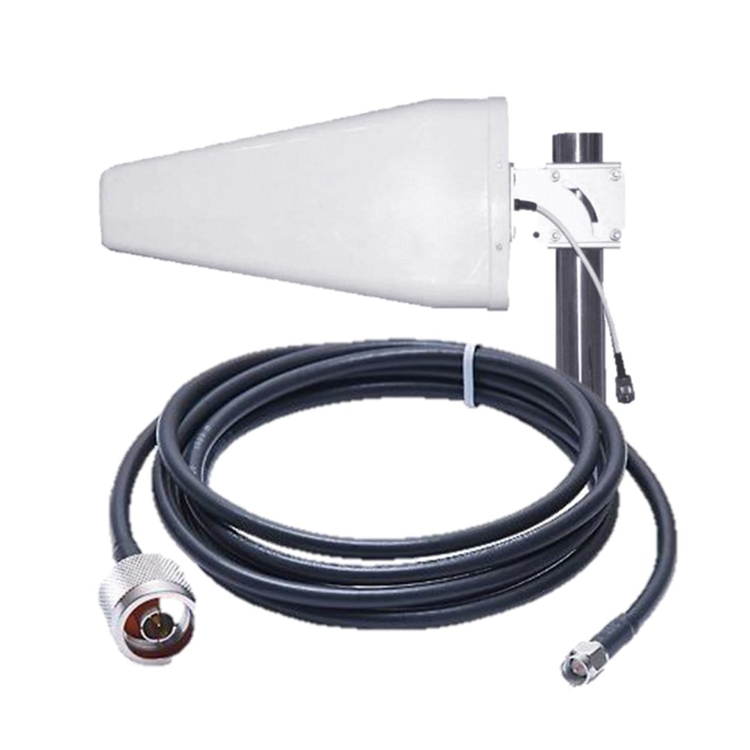 KIT Antena Multibanda para Módem 4G Huawei con cable 10 metros abc radios