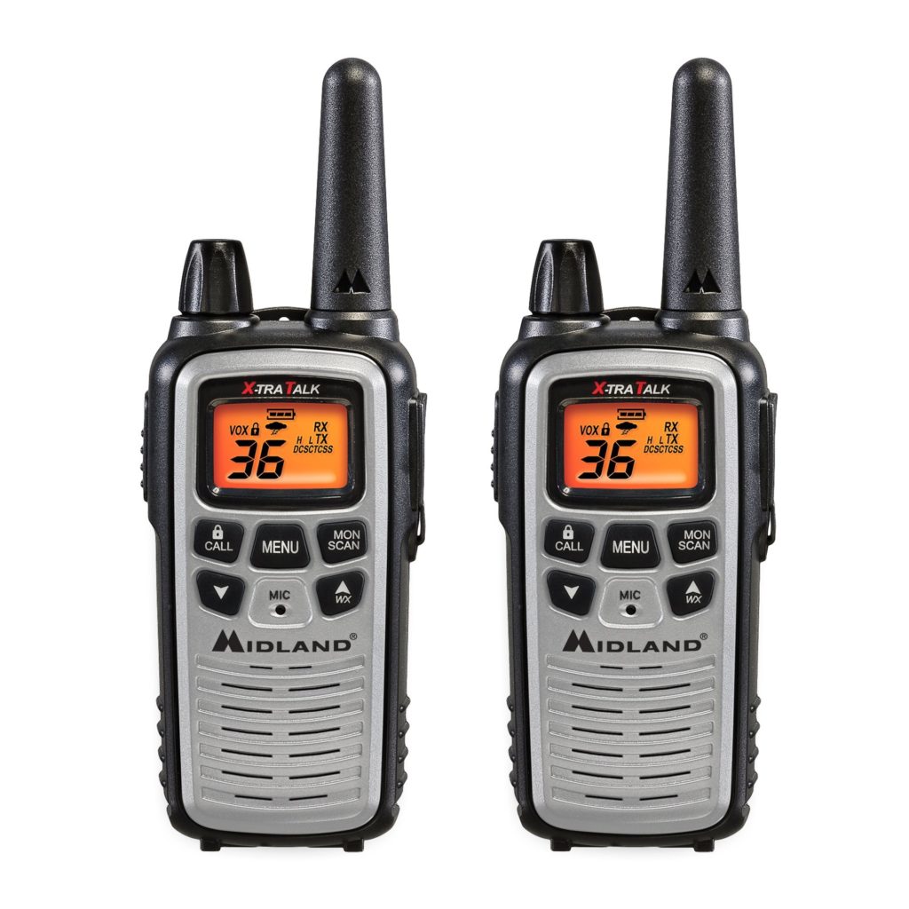 Paquete 2 Radios Walkie Talkie Midland LXT600VP4 + Manos Libres abc